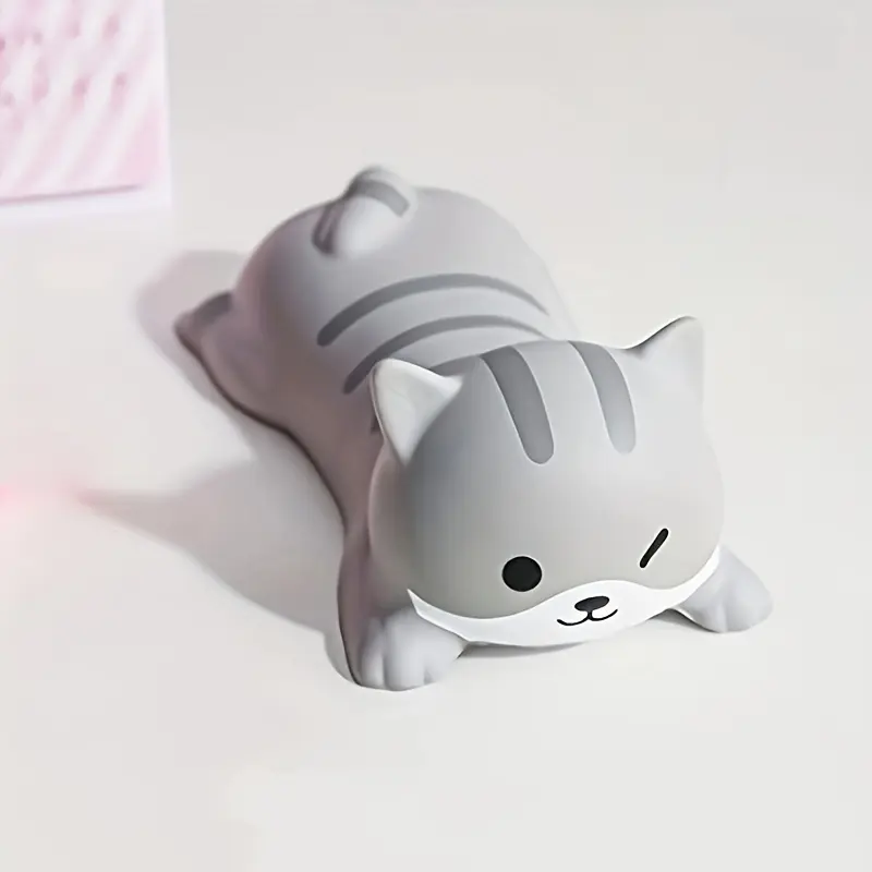 Ergonomic Wrist Rest Stand-Cute Slow Rise Pu Mouse Pad With Wrist Rest-Perfect for Computer Desk and Office Supplies