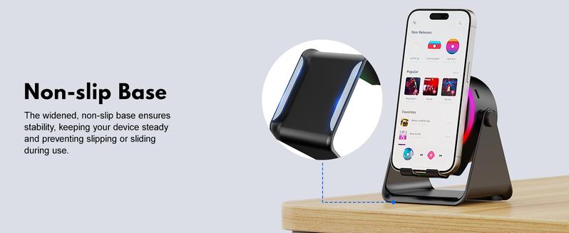 Ships the same day! 6-in-1 wireless sensor Bluetooth speaker with wireless microphone, phone and tablet stand, 8-color RGB wave light, portable karaoke stand. A perfect gift for friends and family. TikTokShopHolidayHaul  set  men