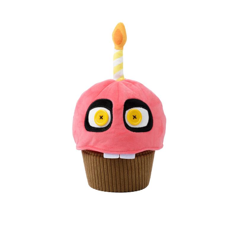New Five Nights Cupcake Toy Soft Stuffed Animal Horror Game Character Cute Plushie Collectible Gift for Kids Game Fans