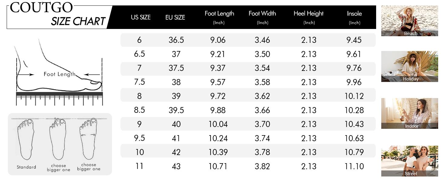 Fashare Womens Platform Sandals Cork Beach Slip on Wedges Metal Buckle Slides Open Toe Summer Shoes