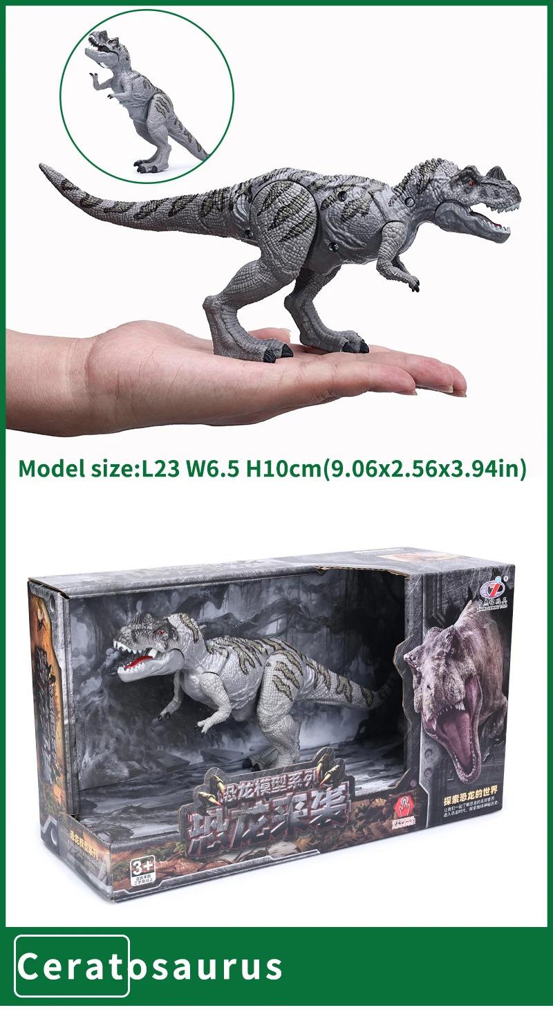 Jurassic dinosaur model Tyrannosaurus rex toy Action figuren Transforming Triceratops children's gift