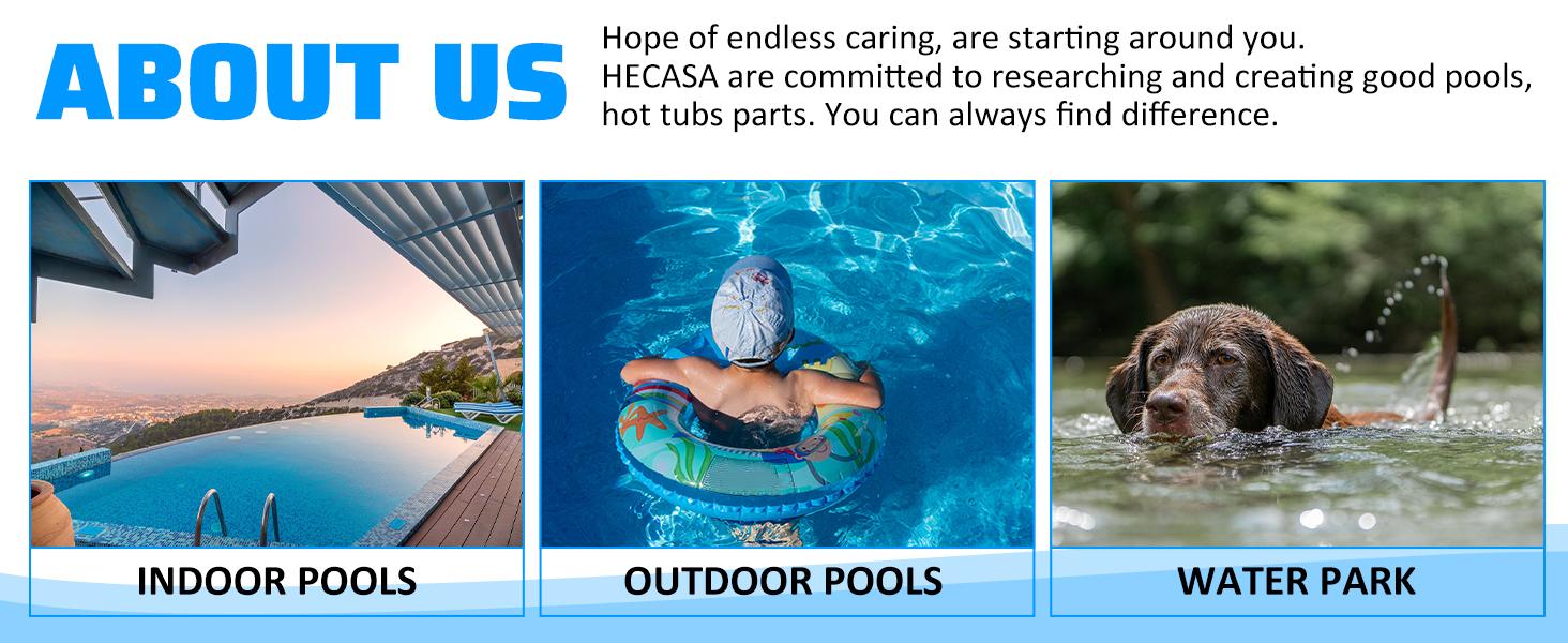 HECASA 3 Step Swimming Pool Ladder with Anti-Slip Pads for Indoor/Outdoor In-Ground Pool 300LBS Capacity Easy to Assemble and Climb 304 Stainless Steel