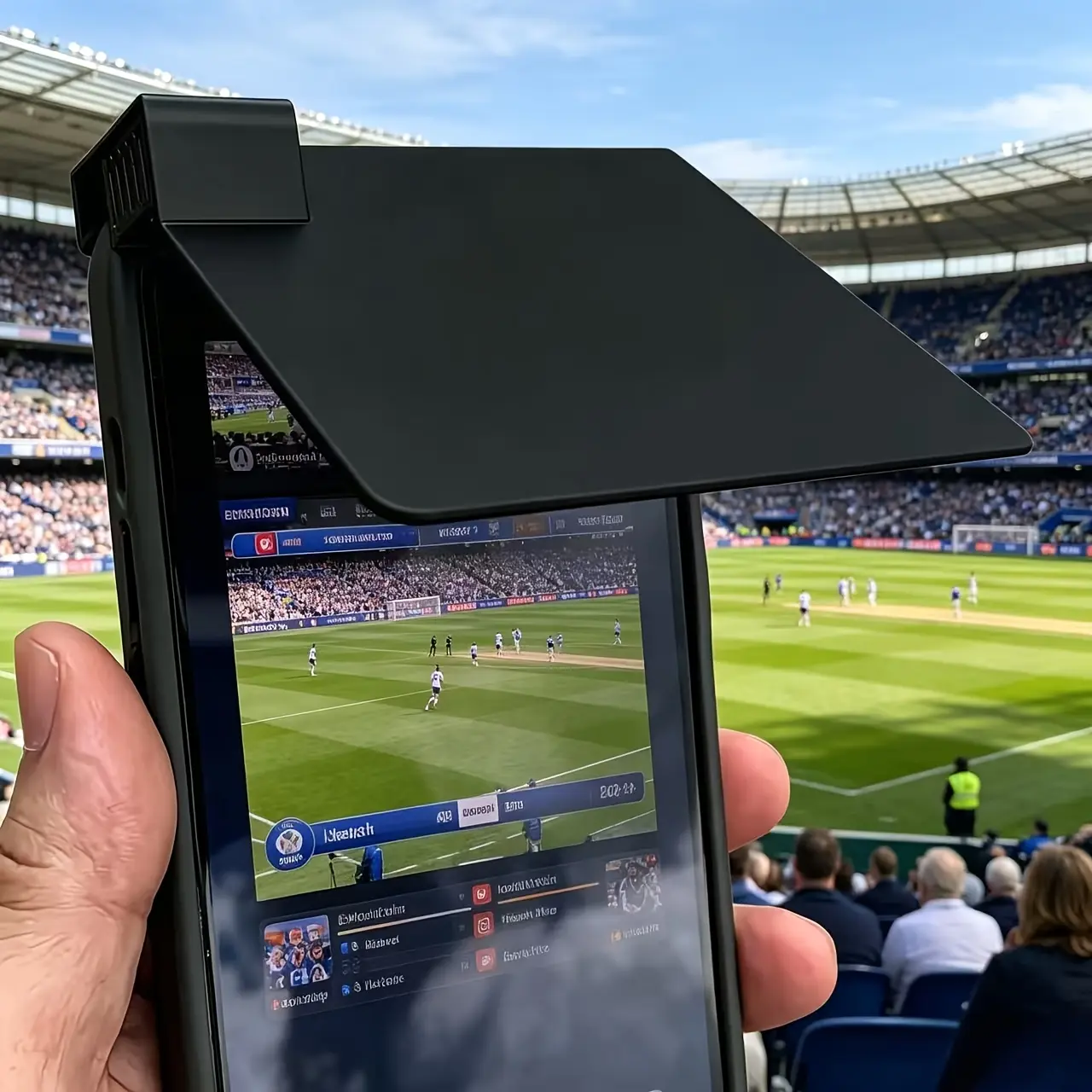One Mobile Phone Sunshade Is A Practical Accessory Designed To Enhance The Visibility of The Screen in Strong Light. It Effectively Reduces The Reflection of Sunlight, Allowing Users To See The Screen Clearly Even Under Direct Sunlight.
