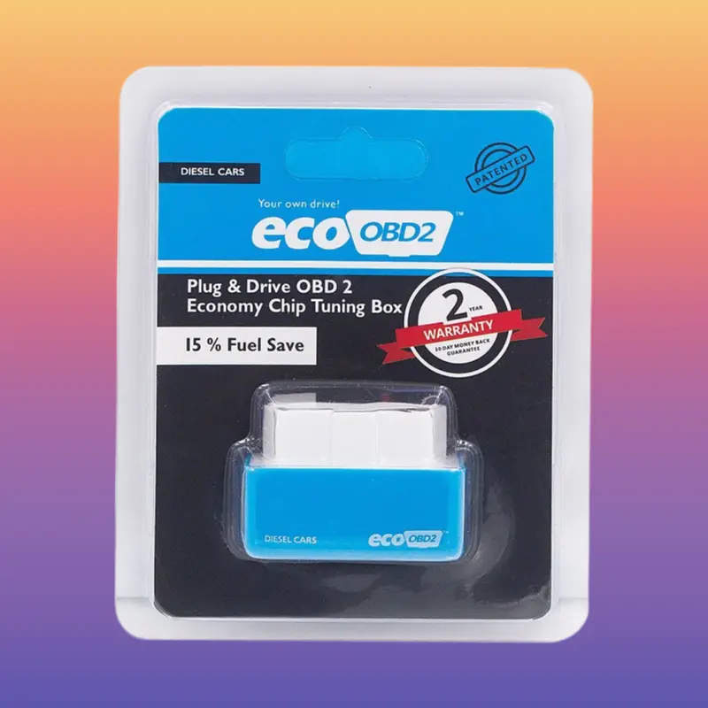 OBD2 Chip Tuning Box, Plug-and-Drive Performance & Fuel Saver, Dual Board High Quality