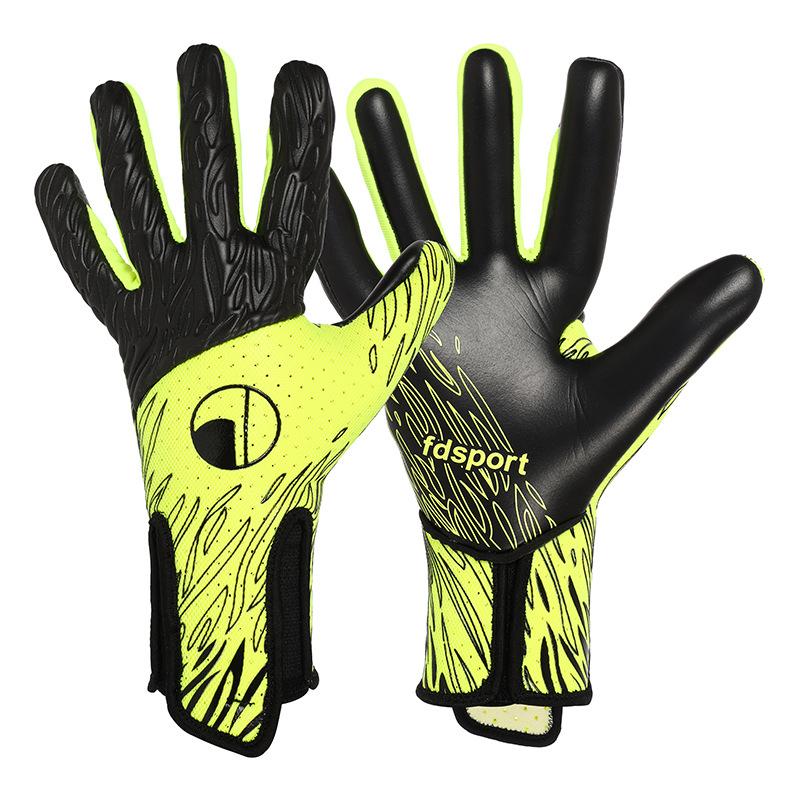 New goalkeeper gloves 20.0, breathable, non-slip, 4mm latex, no finger guards, for competition and training soccer accessories football drip goalie