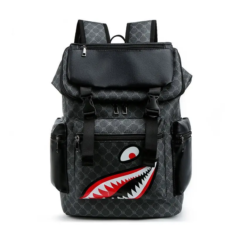 Men's 2026 Plaid Pattern Large-Capacity Backpack, Multi-Compartment Laptop Rucksack, Spacious Storage Shoulder Bag for Office Commute, Outdoor Use