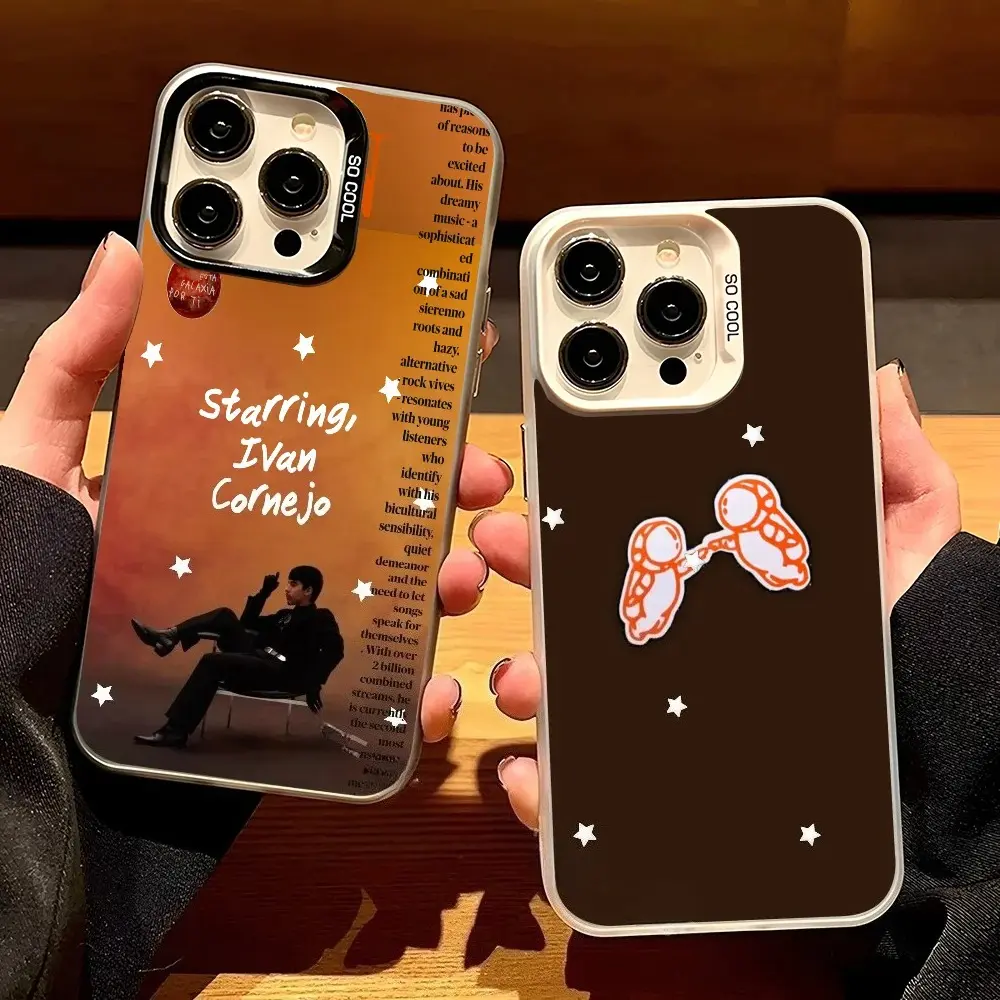 Customized Shockproof Smartphone Case - Fairy Plating Protection for Ivan Cornejo Rapper Fans, Handheld Accessories Compatible with iPhone 17,16,15,14,13,12,11 Pro Max Plus Devices