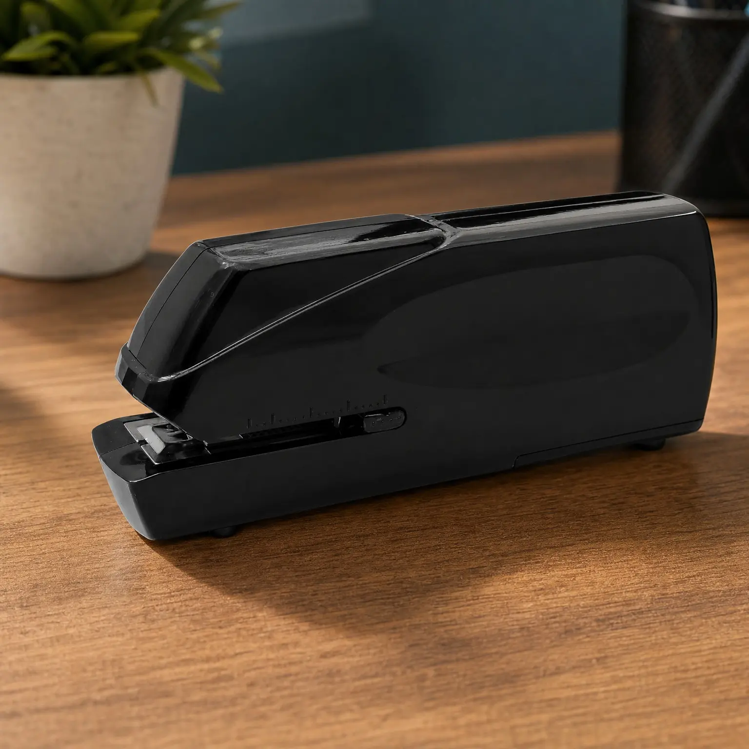 Electric Stapler Pro - Automatic Stapler for Desk or Office Use | Portable, Quiet & Jam-Free with Easy Reload, 30 Sheet Capacity, AC Adapter/Battery Powered