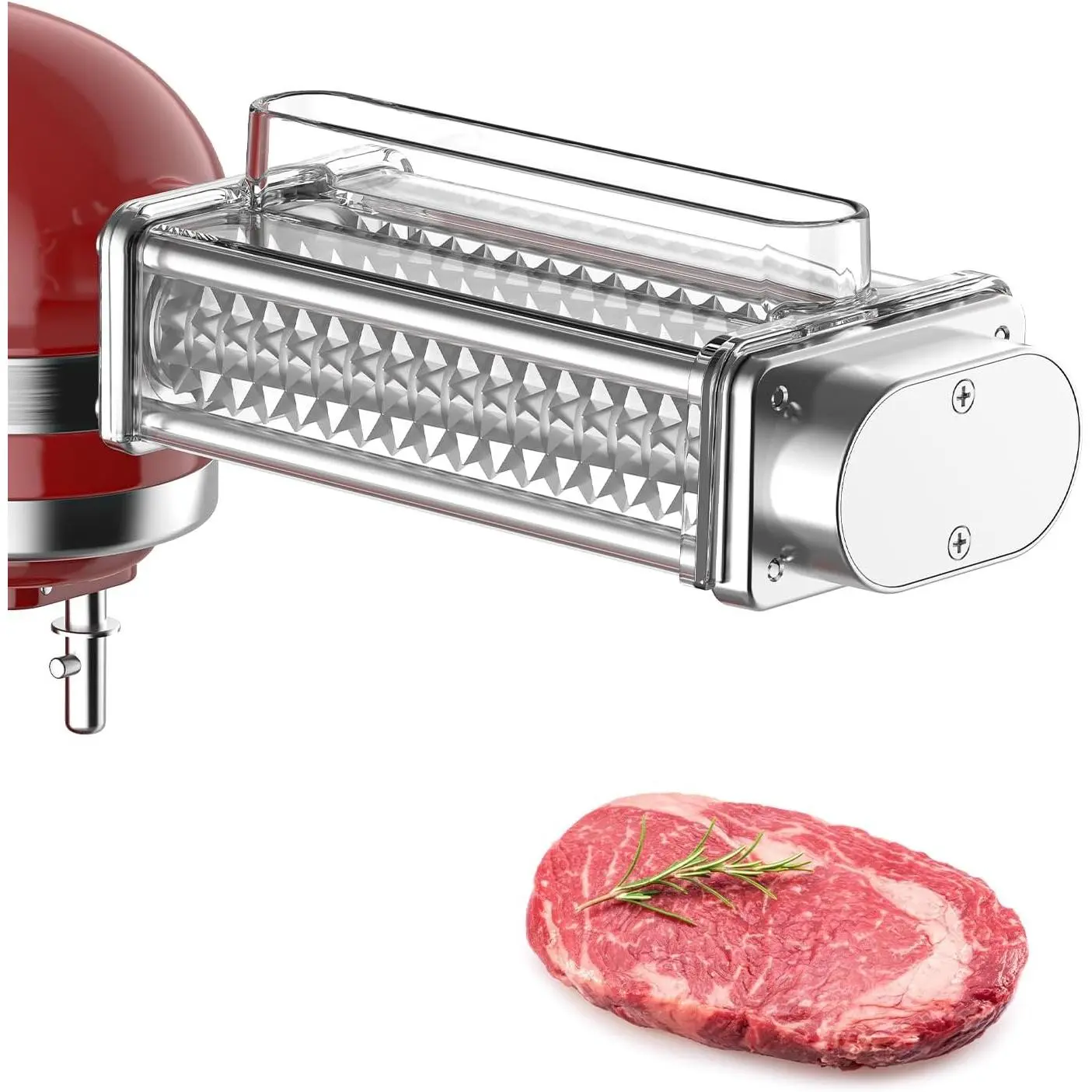 Tenderizer Attachment Kitchenaid Household Accesssories, Stainless Steel Gear for Kitchenaid Meat Tenderizer, Meat Tenderizer Machine