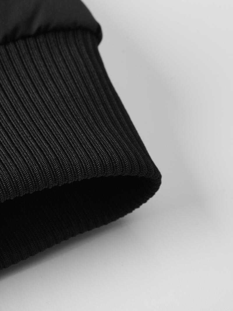 Men's Autumn/Winter Retro Bomber Jacket, Stand Collar Coat, Loose Fit, Warm Cotton Coat, Zipper Outerwear, Trendy Brand, Thickened