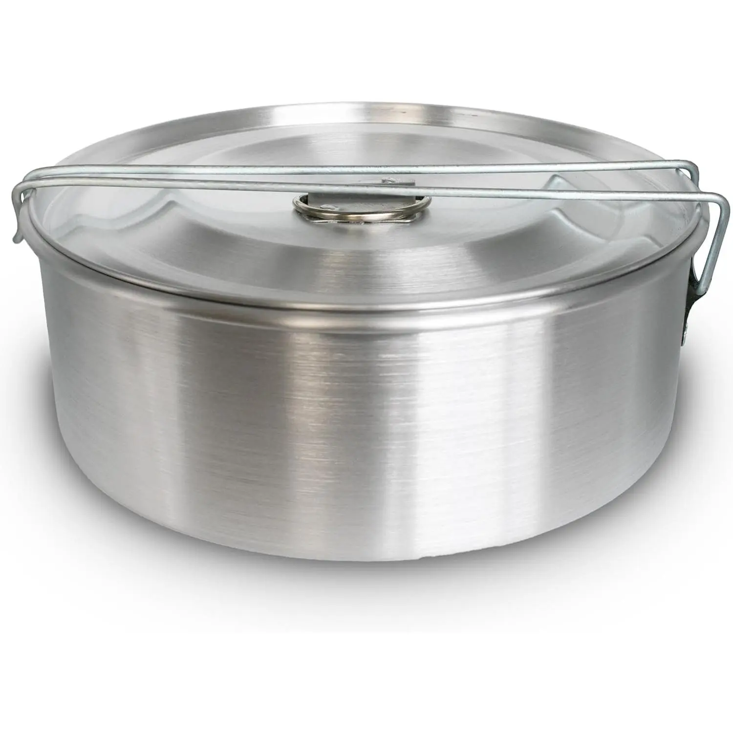 Large Flan Mold with Lid (9.3 x 3.2 in) - Authentic Mexican Flan Pan for Baking with Water Bath