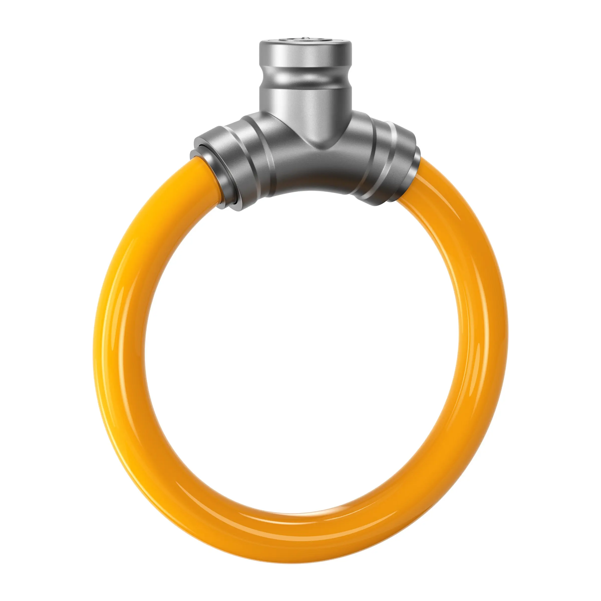 Bicycle Lock, Secure Anti-Theft Lock with Key, Portable Ring Lock, Universal Steel Cable Lock, Durable PVC, Reliable Bike Protection