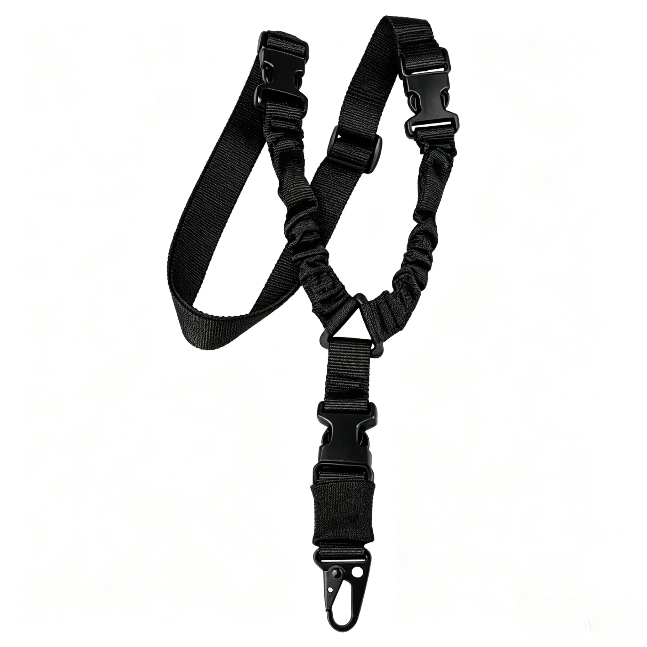 Adjustable Tactical Gun Sling for M4 AR15 Carbine - Heavy-Duty Waterproof Abrasion-Resistant Nylon, Quick Release Steel Eagle Beak Buckle, Customizable 47.24"l x 1.18"w Strap, 7.76 oz Neon Green Utility Rope Canister for Hunting, Camping, Fishing