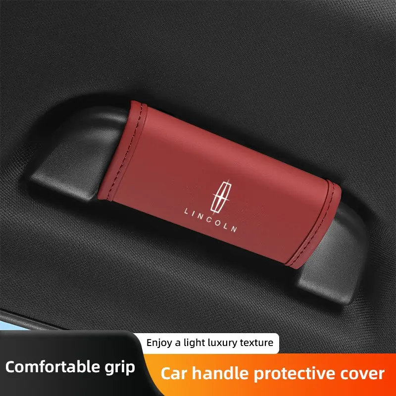2Pcs Car Handgrip Protective Cover Anti-scratch Handle Case For Lincoln Navigator Continental Nautilus Aviator MKZ MKX MKC MKT MKS Corsair Mark E