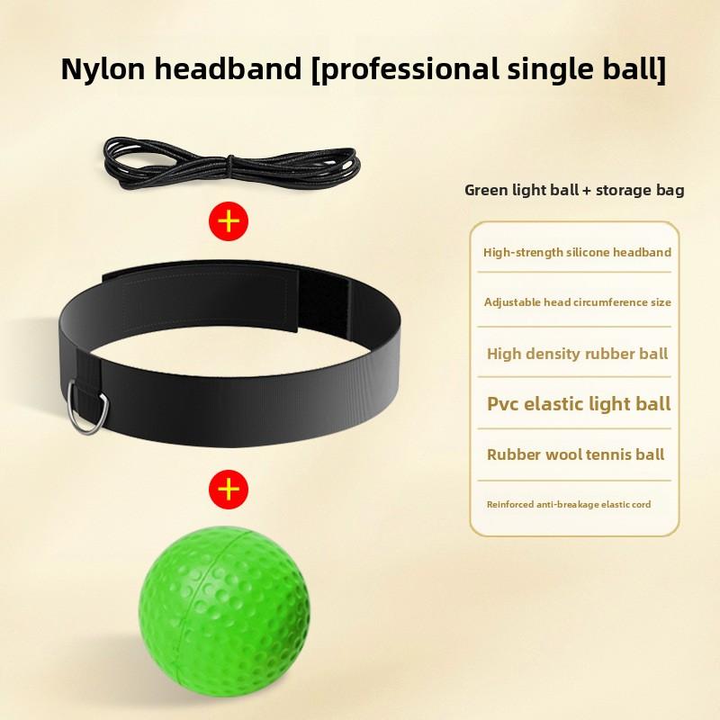 Head-mounted boxing reaction ball concentration attention training ball Decompression adult fitness rebound speed ball