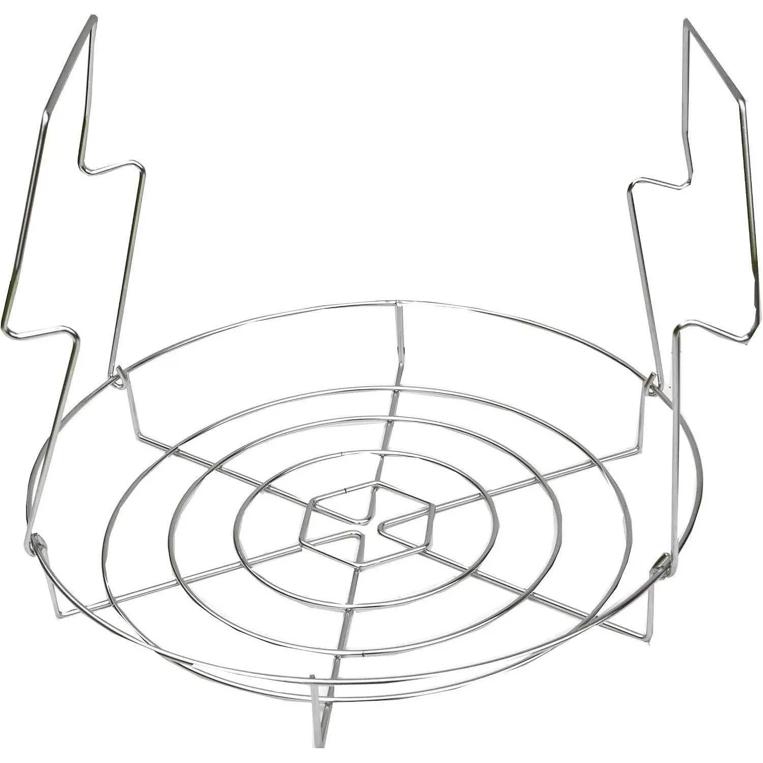 Stainless Steel Canning Rack, Contoured Steel Handles Rack, Non-Rusting Rack - Canning Becomes Easy, Fun and Safe