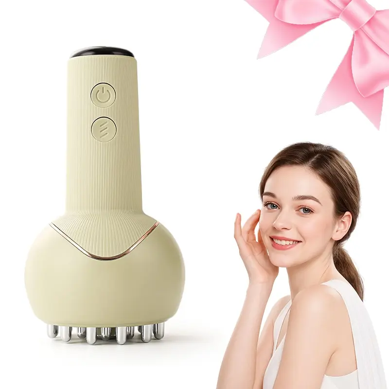 New electric meridian brush abdominal massager, promoting circulation and shaping, full body massage USB scraping machine, suitable for holiday gift giving