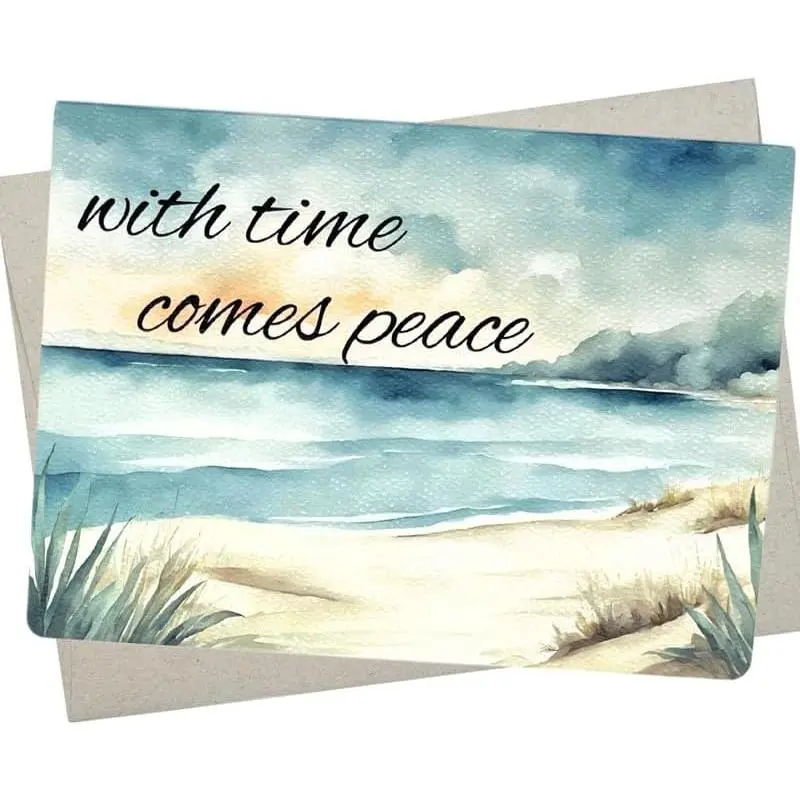 Sympathy Cards for Loss of Loved One (7X5 Inch, Message Inside) My Condolences Cards - 715