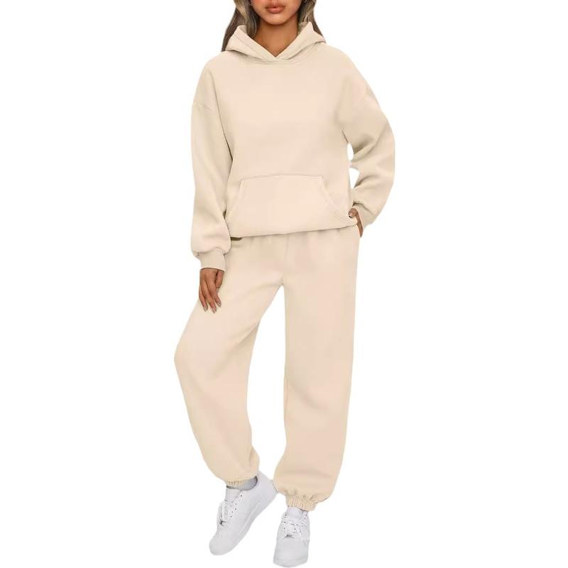 2026 New Autumn Winter Women's Two-Piece Set Casual Hoodie Loose Casual Pants Sports Suit In Stock Women's Clothing Lace Ruched Sweet Camisole Set