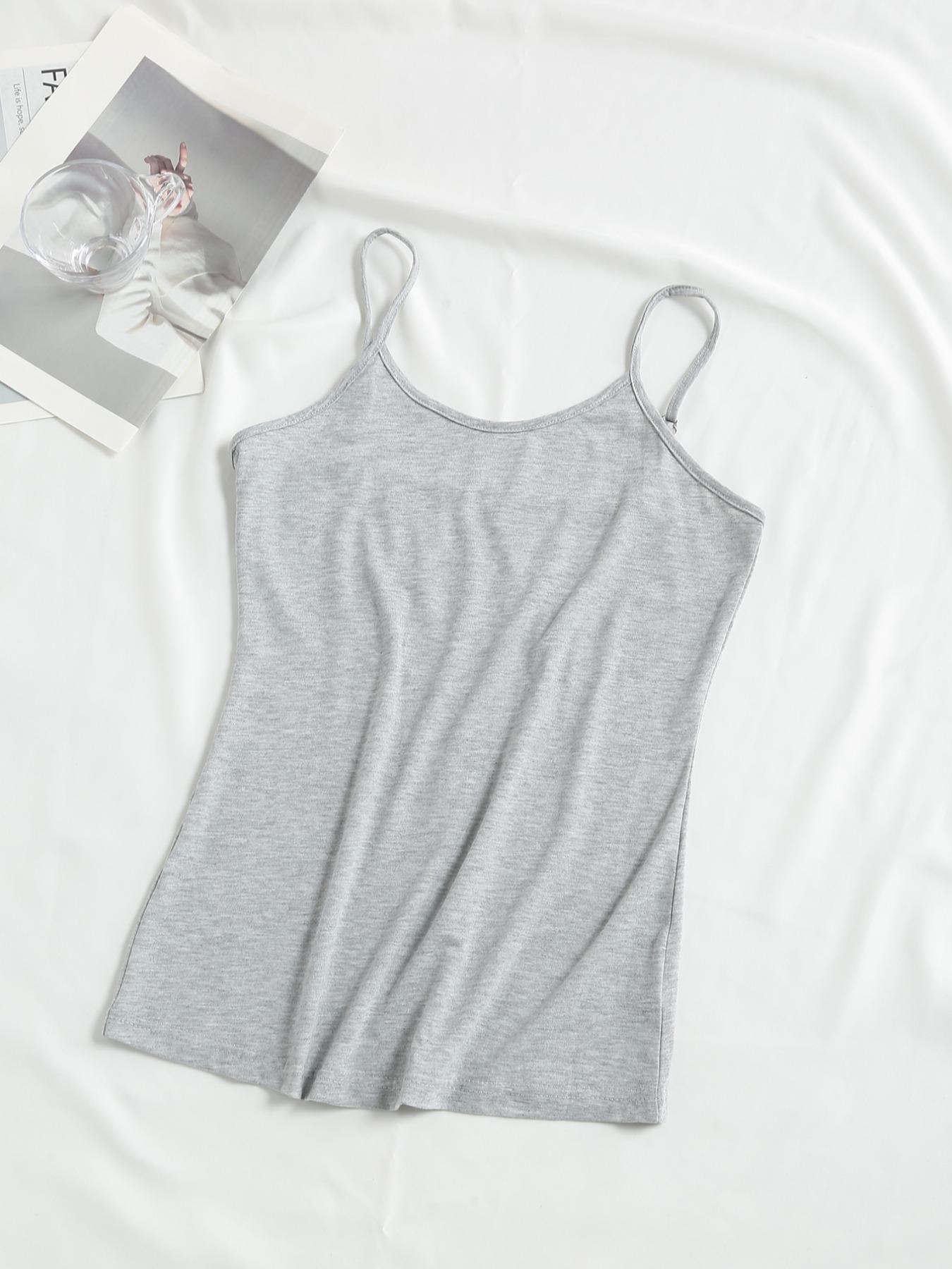 Women's Solid Long Sleeve Hooded Top & Wide Leg Pants & Cami Top Set, Casual Fashion Cozy Breathable Three-piece Outfits for Daily Outdoor Wear, Ladies Clothes, Womenswear