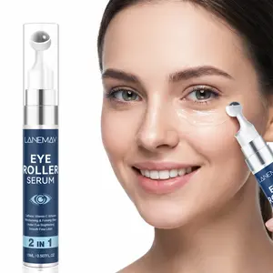 15ML Caffeine & Vitamin C Eye Cream Roller Essence, Smooths & Refreshes, Nourishes Delicate Eye Area, Reduces Fine Lines