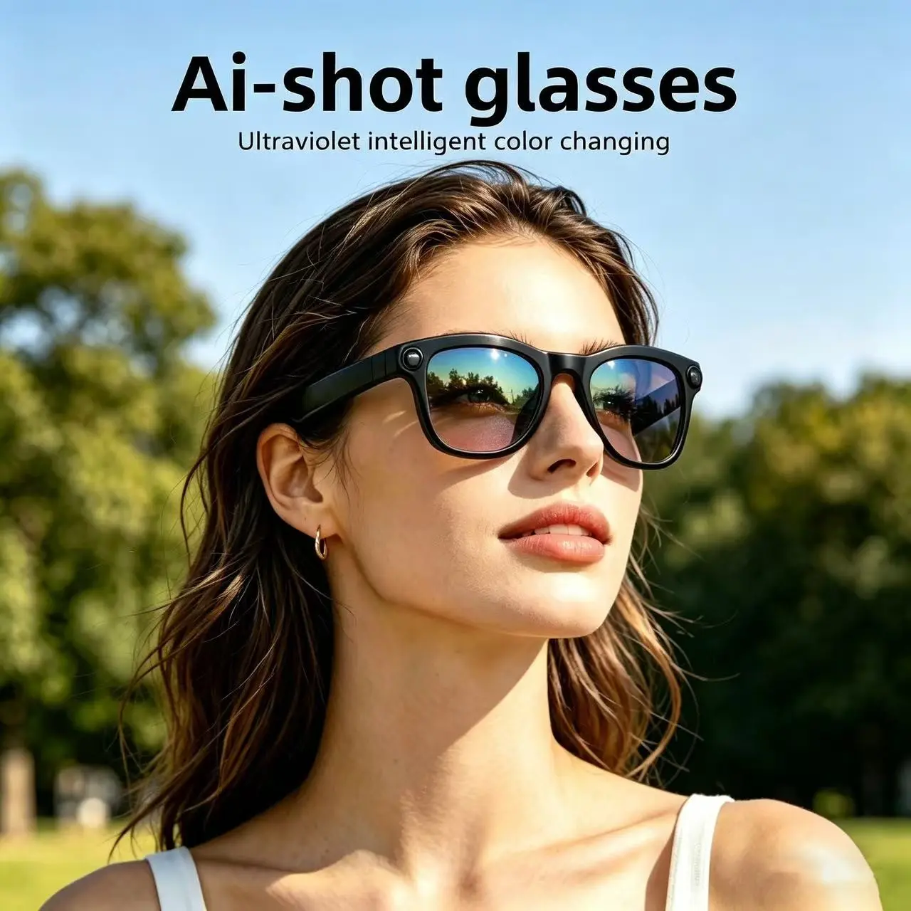 【High-Tech】2026 New Arrival! Touch Control Bluetooth Wearable Camera Glasses for Travel Recording, Lightweight Frame & Stereo Sound for Calls. Perfect Birthday Gift for Kids, Husbands and Friends