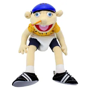 Hot new 1pcs 30/60cm Jeffy Hand Puppet Plush Children Soft Doll Talk Show Party Props Christmas Doll Plush Toys Puppet Kids Gift