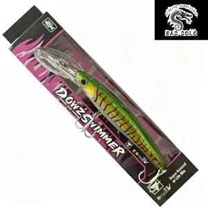 Top Brand Replica, Bestseller, 1pc, Long Cast Minnow Lure with Strong Hook, Sea Fishing Herring Tuna Bait, High-Quality Design
