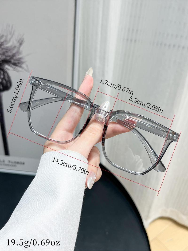 Simple Style Anti-blue Light Eyeglasses, Trendy Cat Eye Frame Eyeglasses for Women & Men, Fashion Eyeglasses for Work, Daily Clothing Decor, for Student Daily Use, Fashionable Frames Glasses