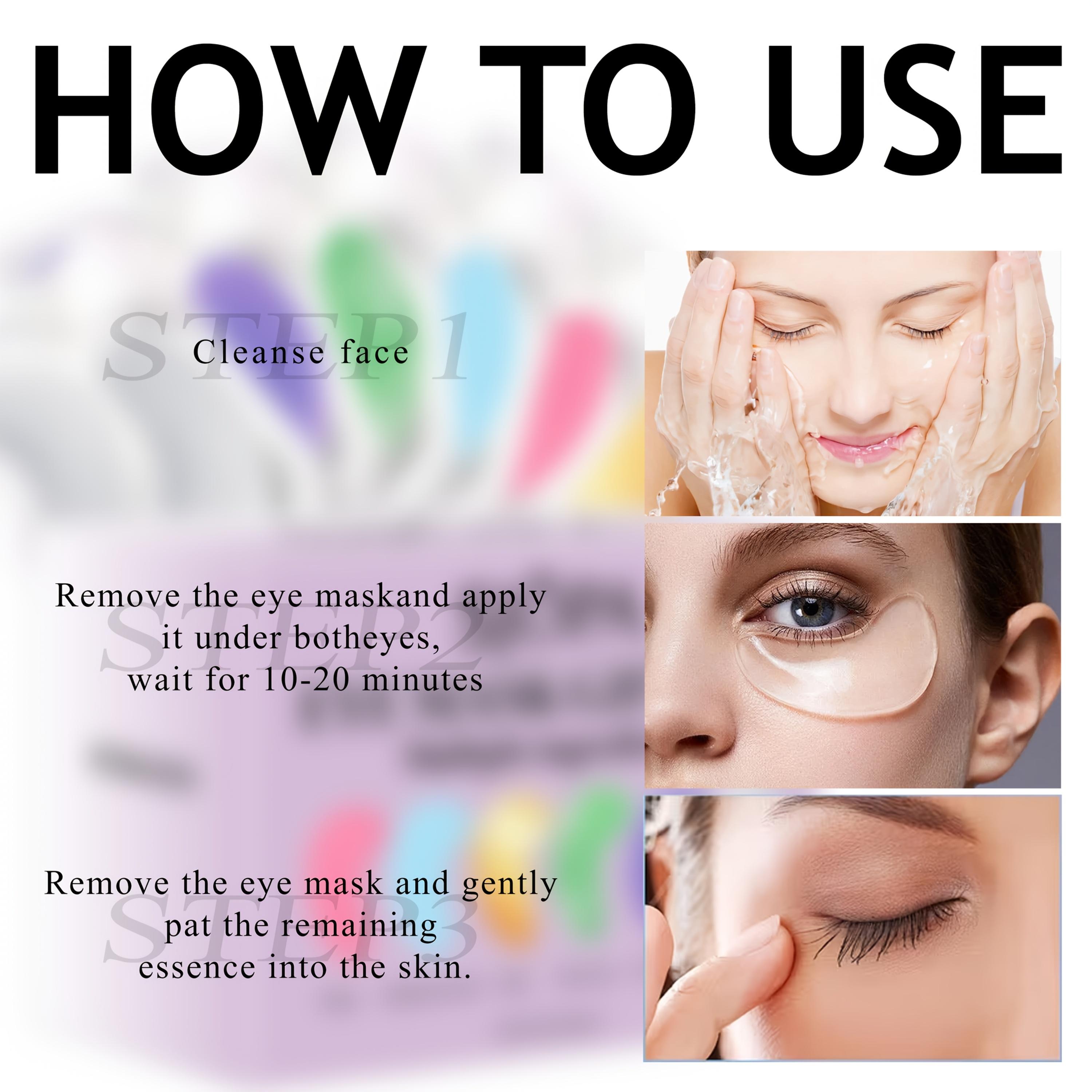 30 pieces of individually packaged eye masks | Deep Moisturizing, Hygienic, Convenient, Perfect Holiday Gift, Six Colors, SJOPA Brand 30 pieces of individually packaged eye masks | Deep Moisturizing, Hygienic, Convenient, Perfect Holiday Gift, Six Colors, SJOPA Brand