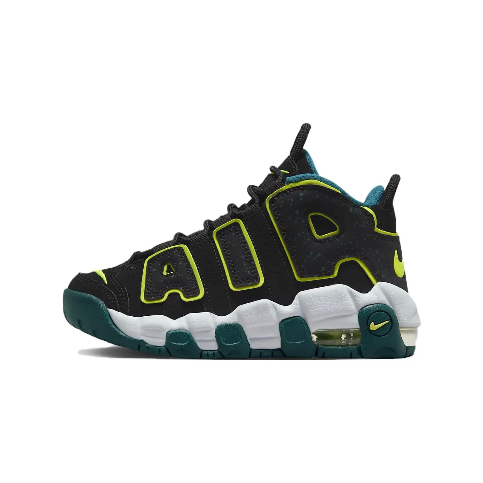 Nike Air More Uptempo PS 'Black Geode Teal' DZ2810-001