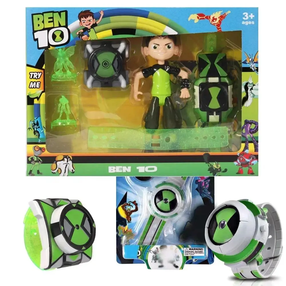 BEN10 Omnitrix Smart Watch - Ben Tennyson Action Figure Projection Device, Deformation, Sound, Light Features - Unisex Fit Children's Party Birthday Gift (Home & Festive Supplies)