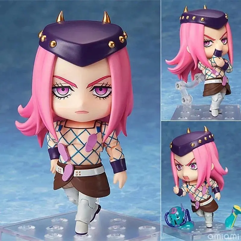 In Stock Nendoroid 10cm Jojo'S Bizarre Adventure Jojos 2026 Narciso Anasui Action Figure Desktop Ornament Collectable Toys Gift