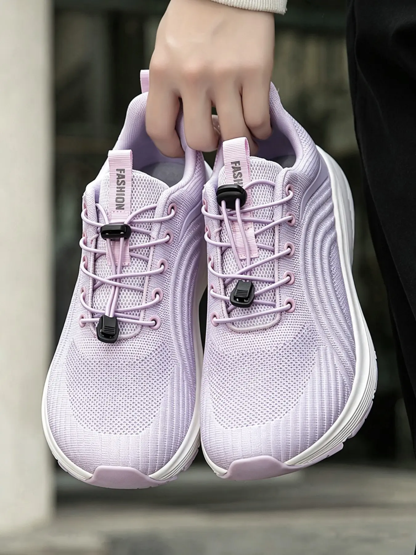 Wide Toe Sporty Casual Women's Shoes, Mid-Older Adult Walking Shoes, Outdoor Fashion Versatile Travel Shoes, Comfortable and Stylish