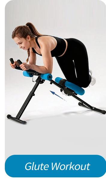 Home Core Training System - Foldable Adjustable Ab Trainer, Knee Support Abdominal Exercise Machine for Home Core Workout