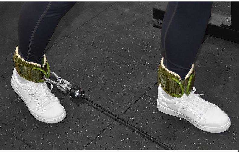Fitness ankle strap ankle cuff leg binding belt leg and hip training equipment gantry frame leg training hip training strength leg strap leg cuff ankle strap foot pedal resistance machine