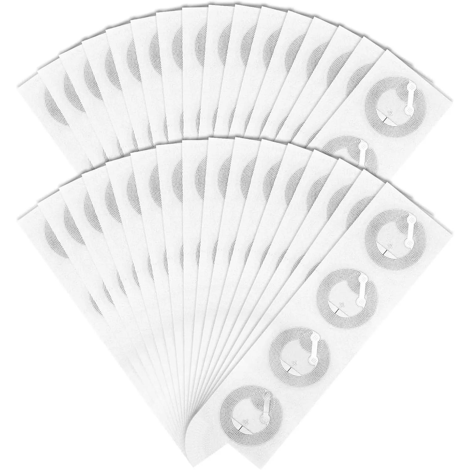 200 Pcs NFC Stickers Ntag215 Programmable NFC Tags Sticker 504 Bytes Memory Adhesive Labels Rewritable RFID Stickers Tag Compatible with NFC-Enabledsmartphones and Devices