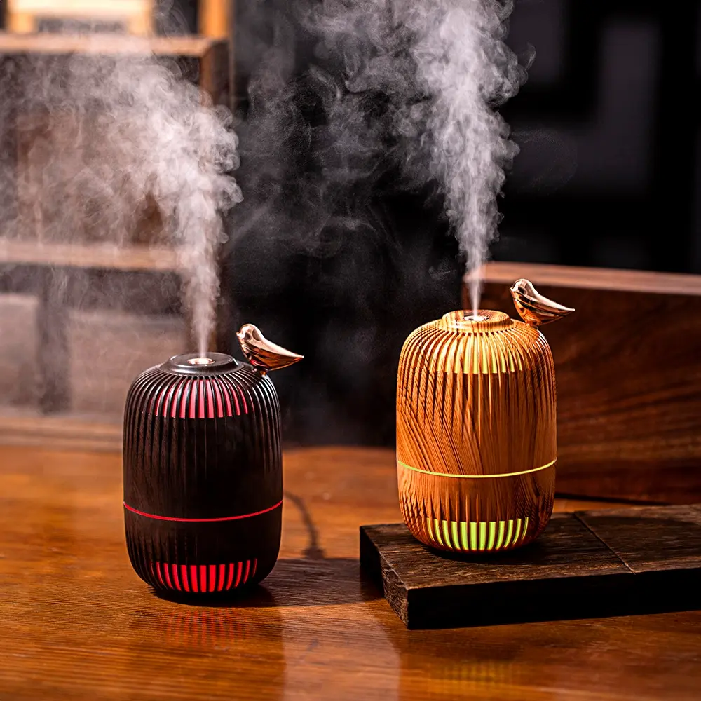 Dream Bird Humidifier, Essential Oil Ultrasonic Diffuser, USB Power Supply, Colorful Atmosphere Lamp, Cute Aesthetic Home Decor, Christmas Gift