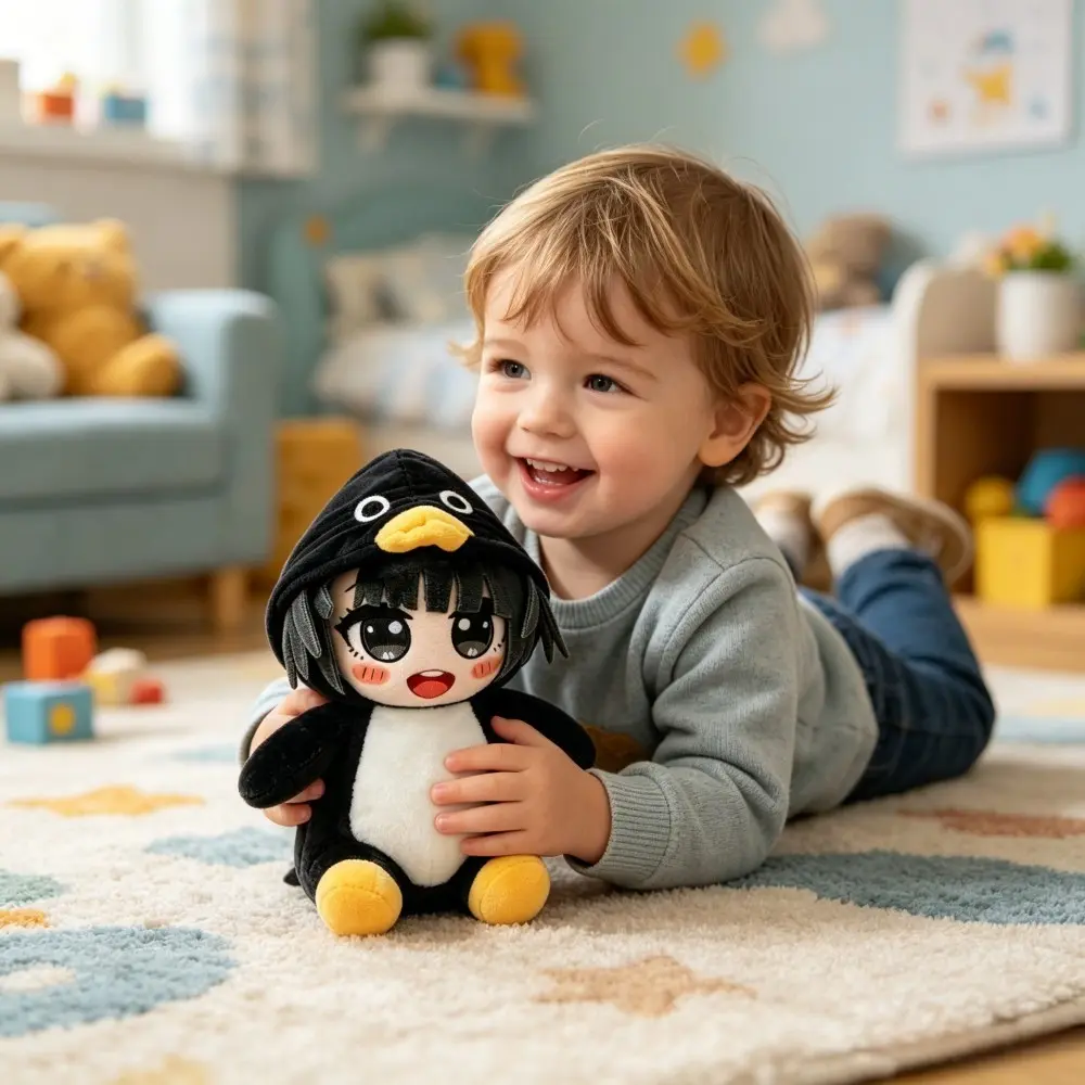 Cute Penguin Plush Toy, Soft and Comfortable Stuffed Animal, Perfect Gift for Kids, Ideal for Collectors and Fans, Decorative Ornament