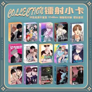 2026 hot itemNew Korean Comic Set Magic Spell Laser Lomo Card Manga Characters 3 Inches Photo Card Fans Collection Cards
