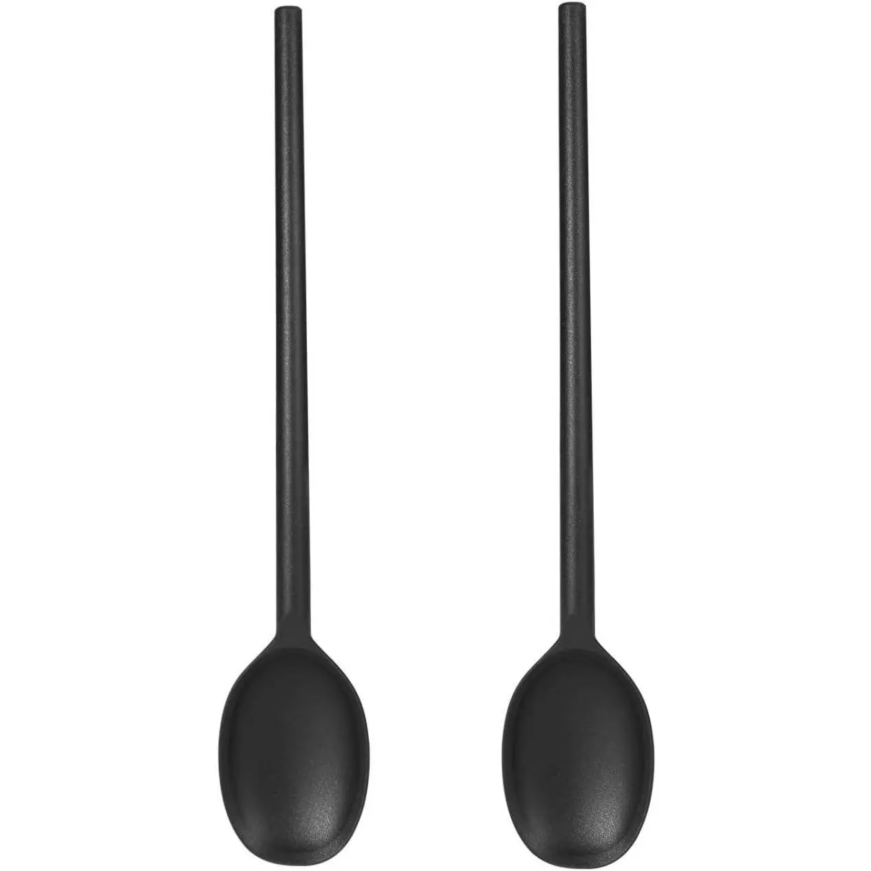 Cooking Spoon Set, High Heat Resistant Stiff Mixing Spoon, Extra Long Large Kitchen Utensil for Stirring, Mixing and Serving, 13.6 Inches