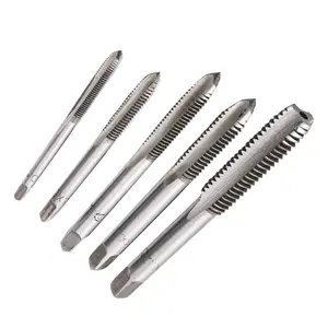 5 count M3 M4 M5 M6 M8 Thread Tap Set Metric Spiral Point Taps Nitriding Coated Machine Screw Drill Tap Bits Thread Tapping Tool