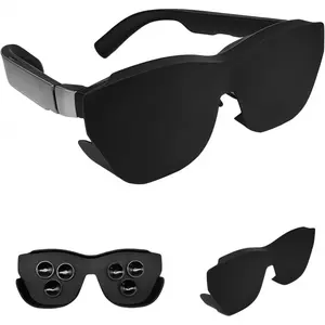 Tersely Lens Shade for VITURE Pro XREAL One Pro Black Ambient Light Blocking Easy Attachment Case Shell Cover
