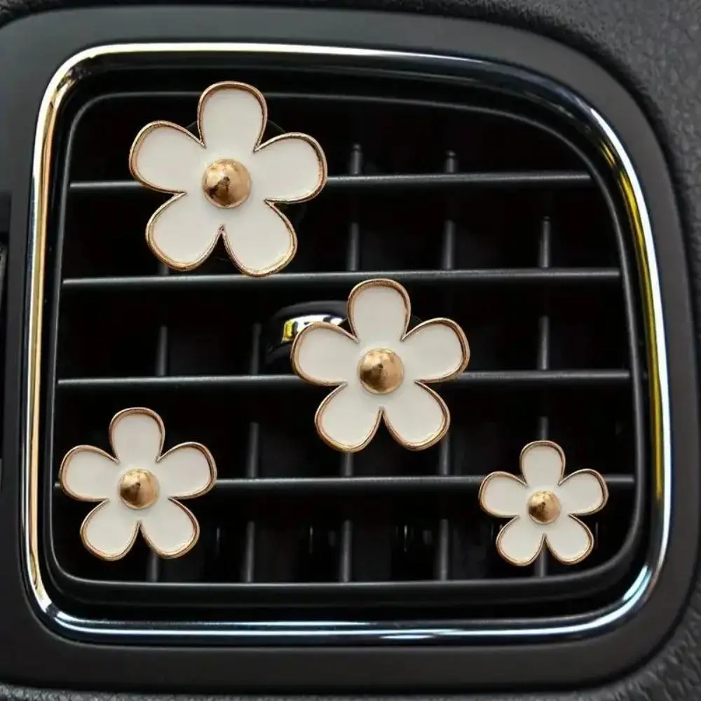 2026 New Cute Flower Clip-On Car Air Vent Freshener Ornament, Fragrance Air Outlet Decor, Girly 90s Fall Style Auto Accessories for Women, Cars, Accessories For Car