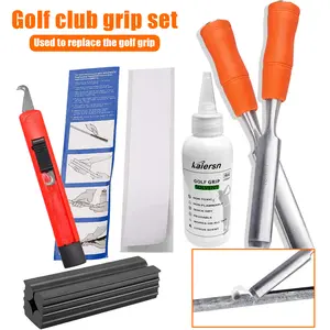 Golf Grip Kits for Regripping Golf Clubs - Professional Quality - Options Include Hook Blade, 13 Tape Strips, 4oz Solvent, Grip Tape Remover, Bench Vise & Rubber Clamp
