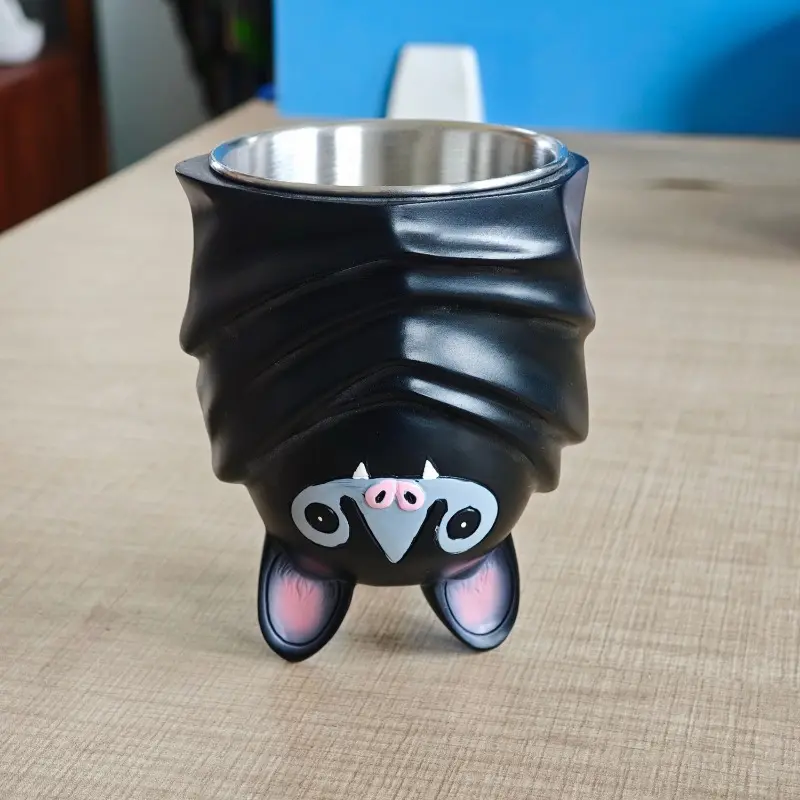 Cartoon Bat Upside Down Shaped Mug Gift Coffee Mug, Funny Coffee Mugs, Novelty Coffee Mug, the best gift for Father's Day