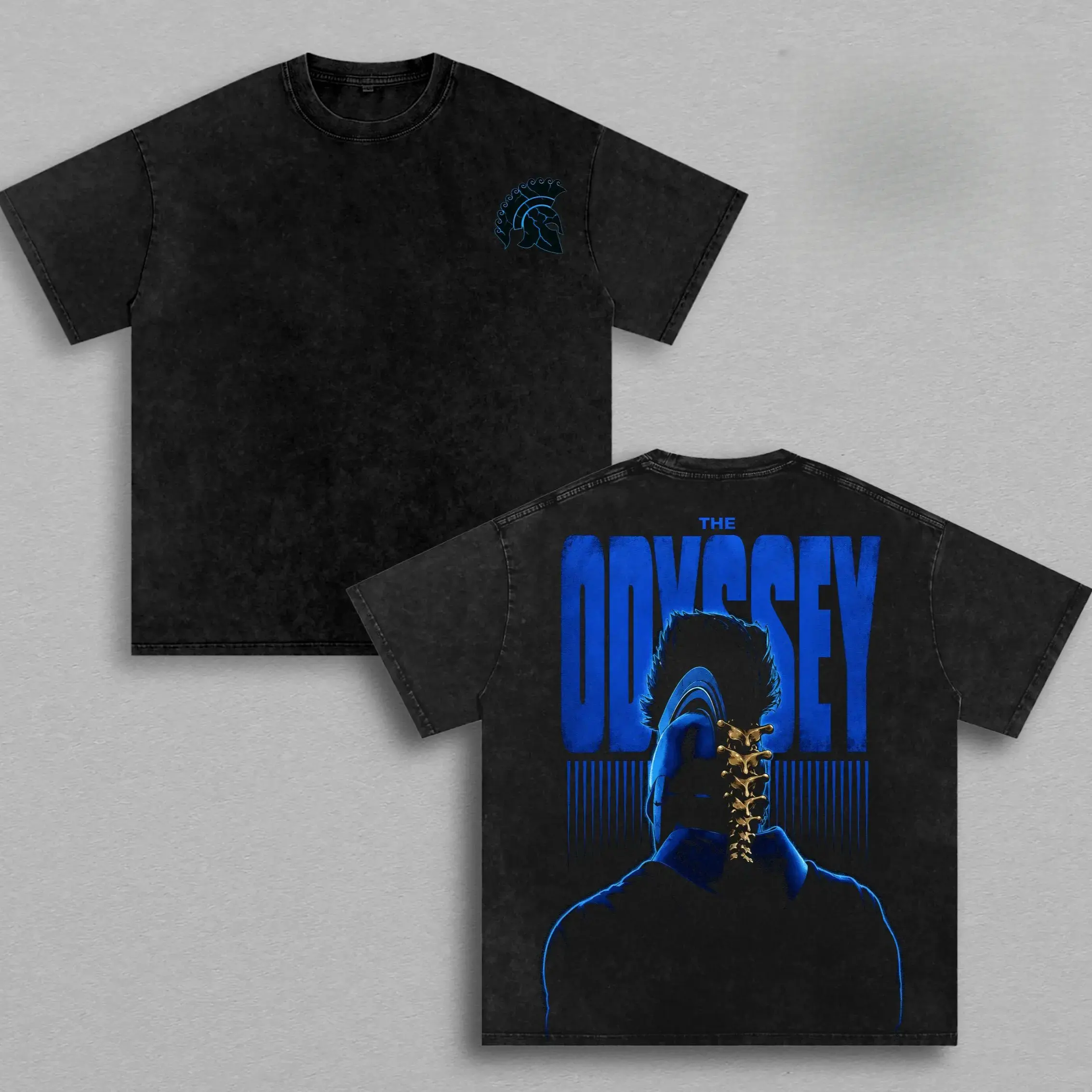 The Odyssey 2026 Vintage Washed T-Shirt |   Greek Mythology Odyssey Warrior Graphic Tee |   Ancient Hero Epic Journey Oversized Heavyweight Cotton Shirt |   Mythological Streetwear Unisex Gift