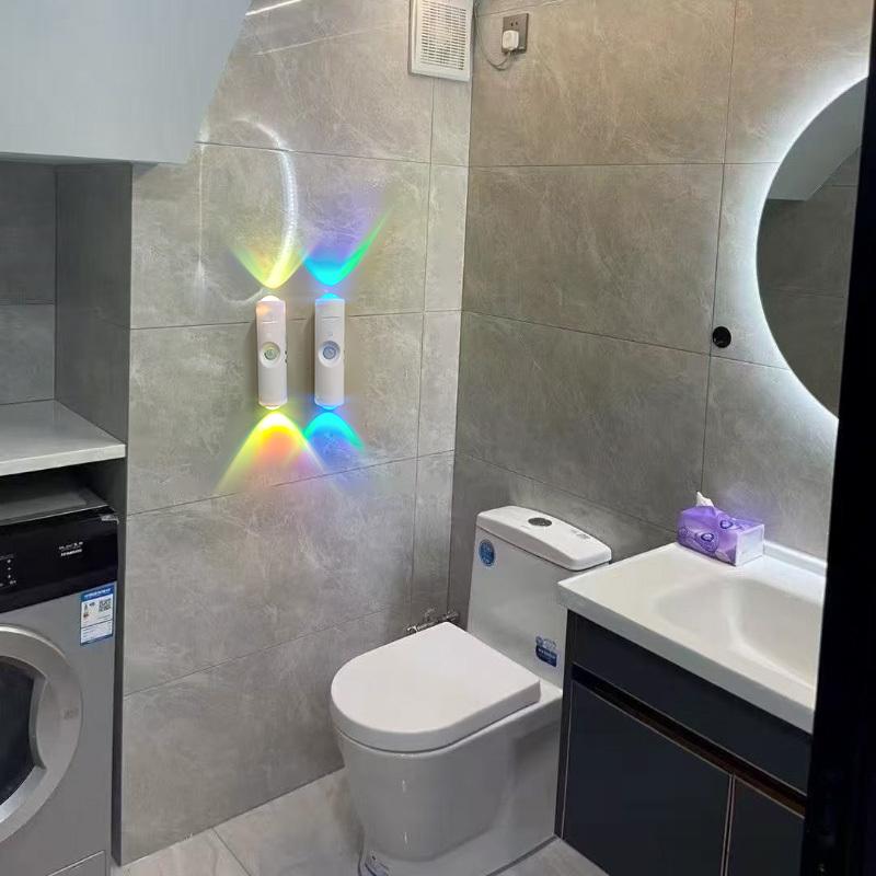 RGB Motion Sensor Night Light 3/4 Pack - Rechargeable Magnetic LED Ambient Lights with 7 Color Gradient, Smart Auto-On USB Convenient Charging Wall Lamp Indoor Lighting Long-Lasting Battery for Bedroom Stairs Hallway Wardrobe Entryway, Home Decor Gift RGB Motion Sensor Night Light 3/4 Pack - Rechargeable Magnetic LED Ambient Lights with 7 Color Gradient, Smart Auto-On USB Convenient Charging Wall Lamp Indoor Lighting Long-Lasting Battery for Bedroom Stairs Hallway Wardrobe Entryway, Home Decor Gift