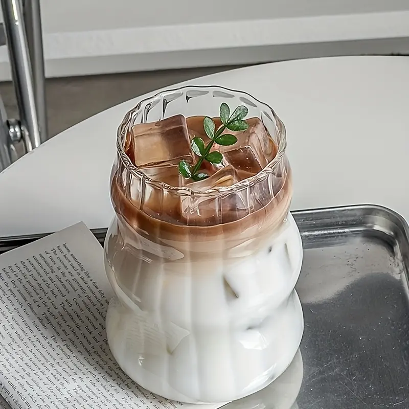 Large Capacity High Borosilicate Glass Cup, Premium Drinking Glasses, Durable Heat-Resistant Design, Ideal for Milk, Tea, Juice, Coffee, Perfect Gift
