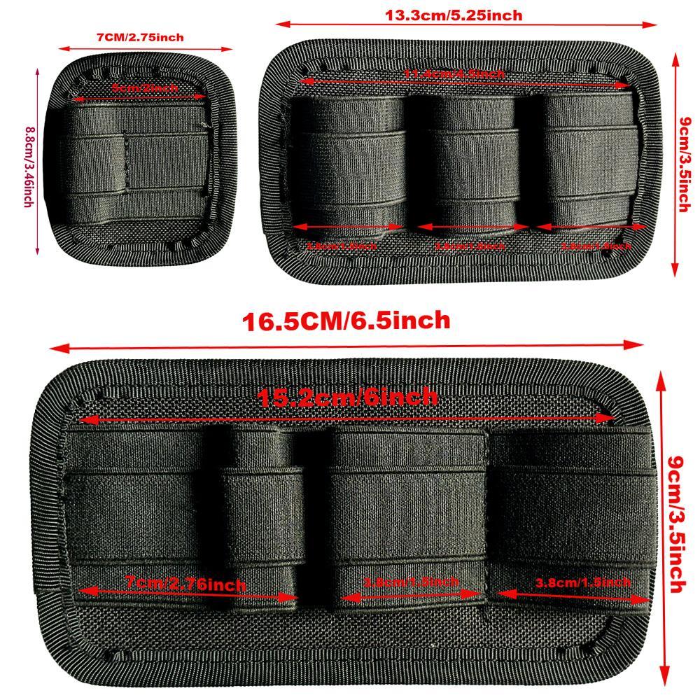 Tactical EDC Elastic Insert Bag with Hook & Loop Backing, Multi-functional Vest Backpack Accessory Storage Module, Sports & Outdoor Accessories, Durable Outdoor Hiking
